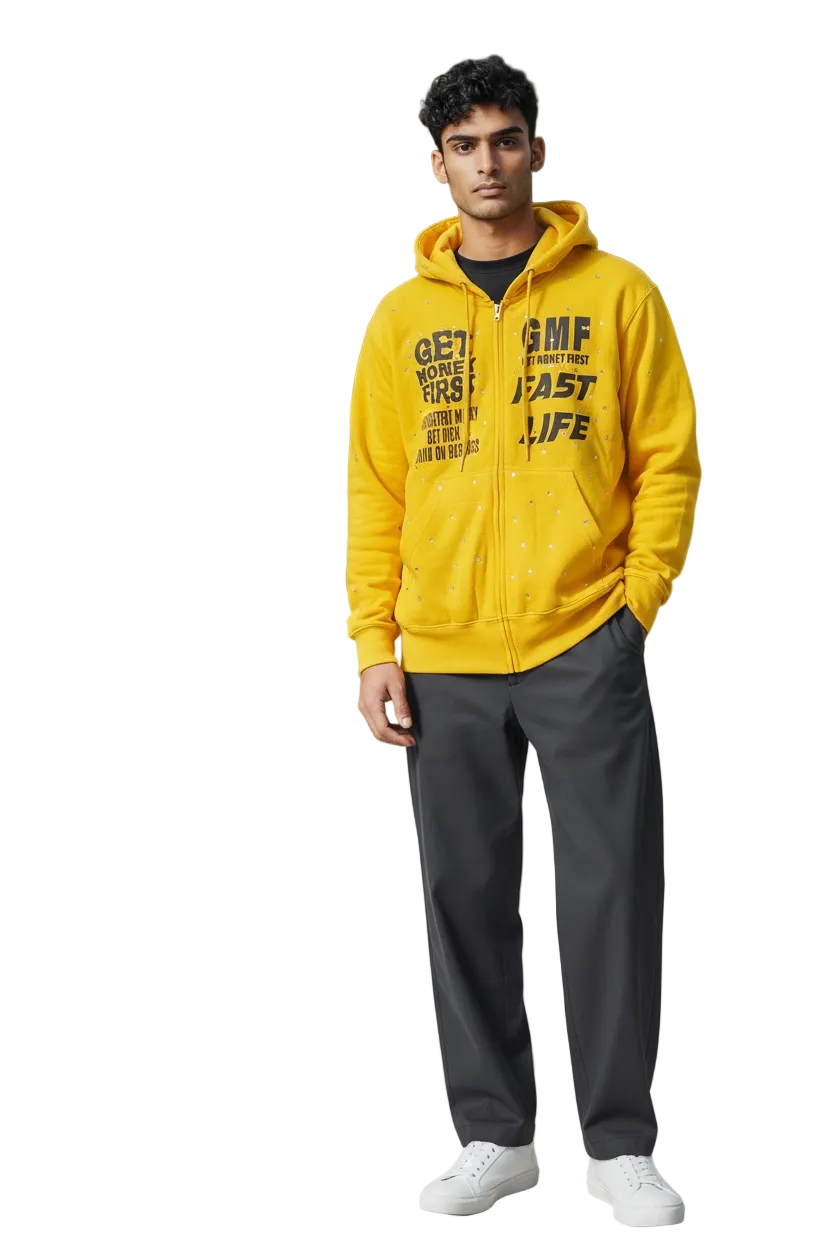Get Money First Hoodie(yellow)