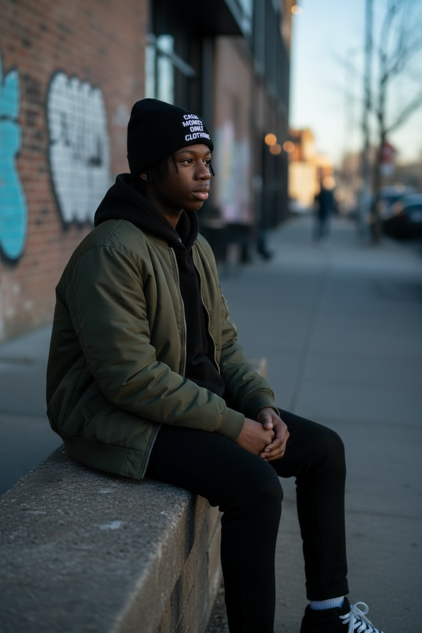 Cash Money Only Clothing Beanies