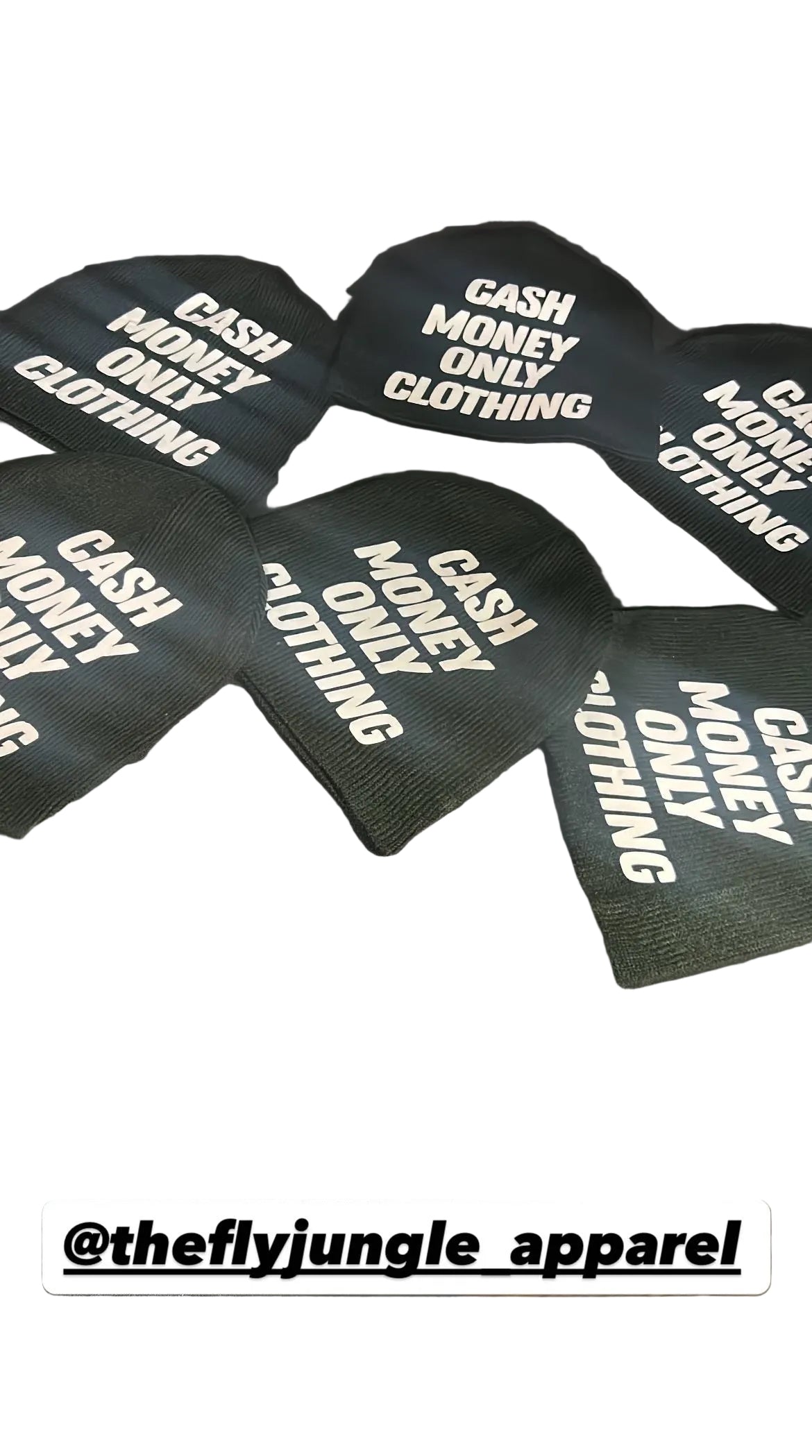 Cash Money Only Clothing Beanies