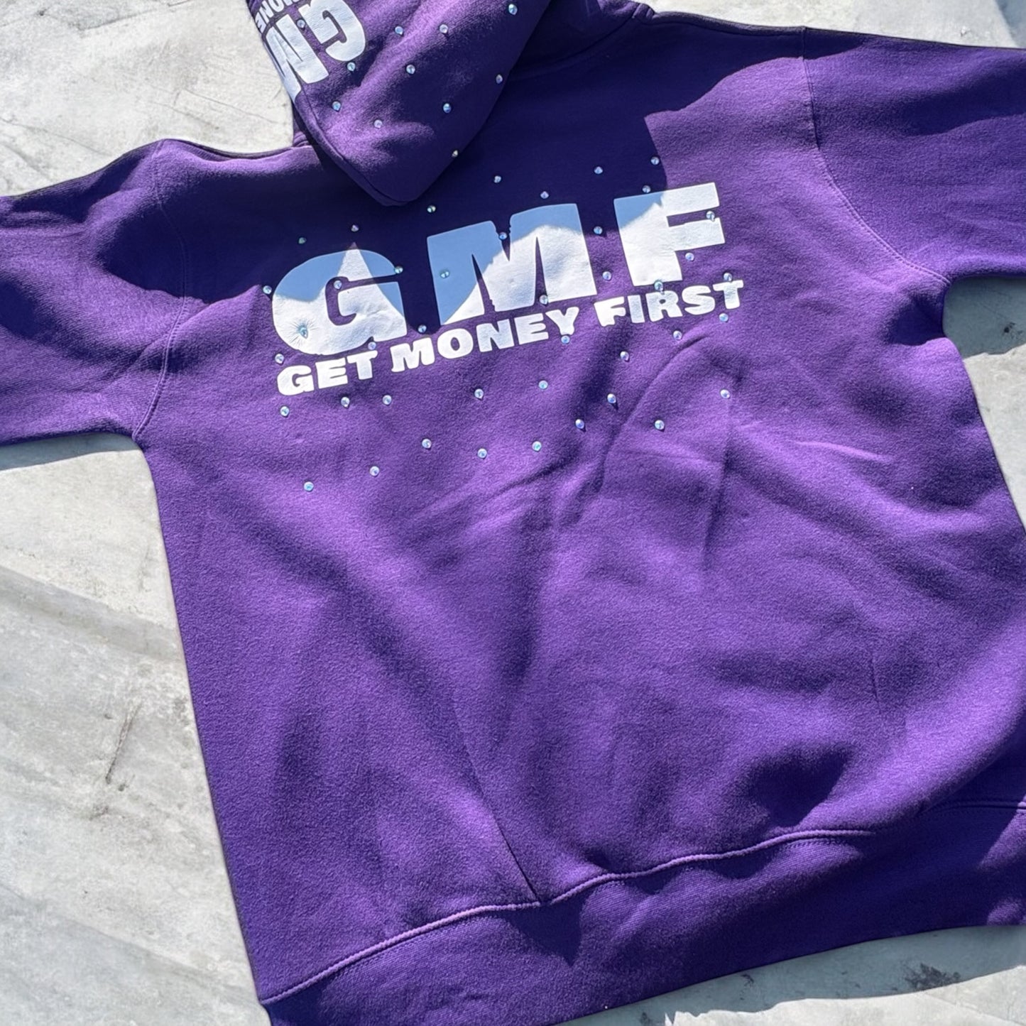 Get Money First Hoodie(purple)