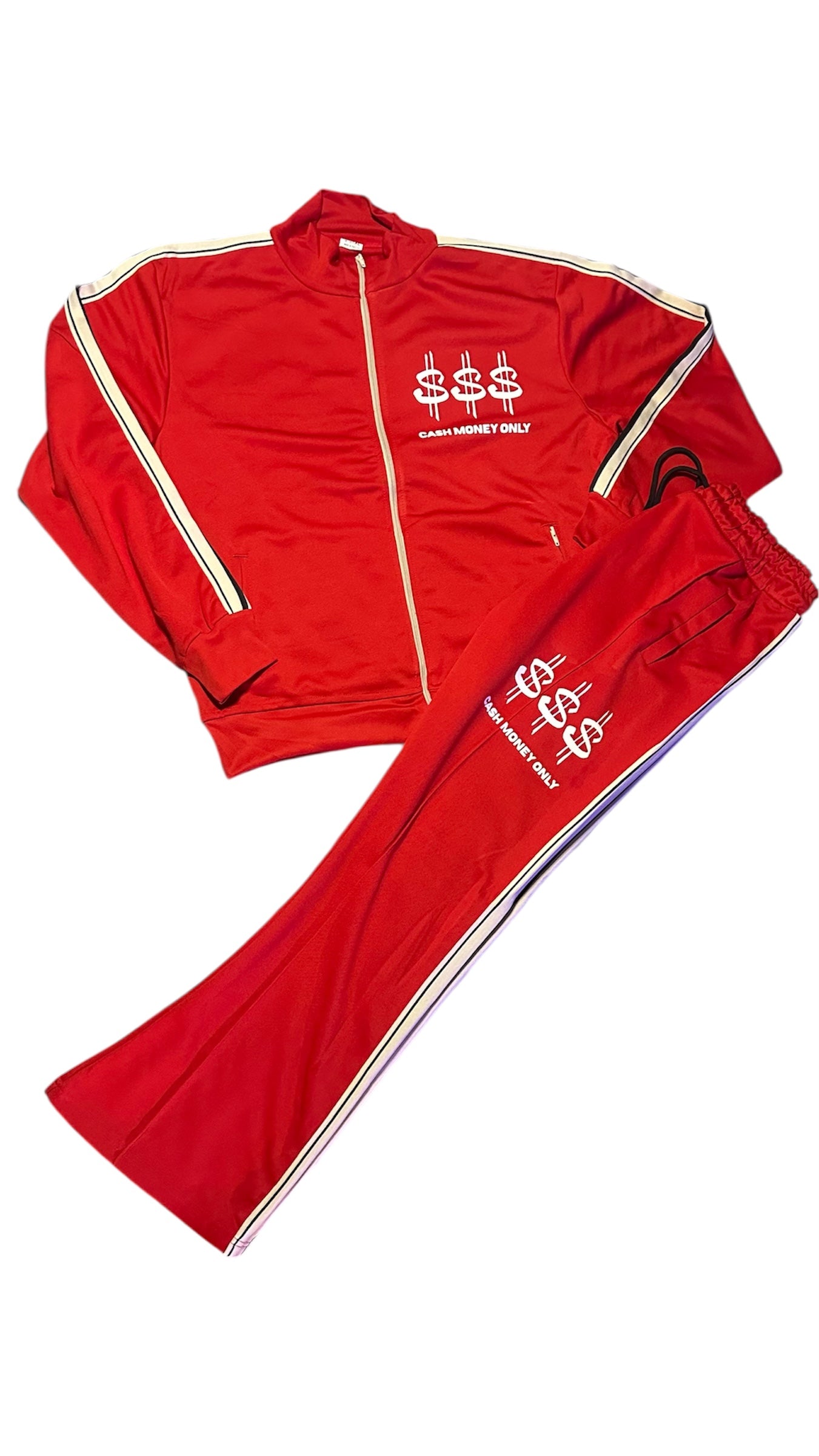 Red Cash Money Only Tracksuits