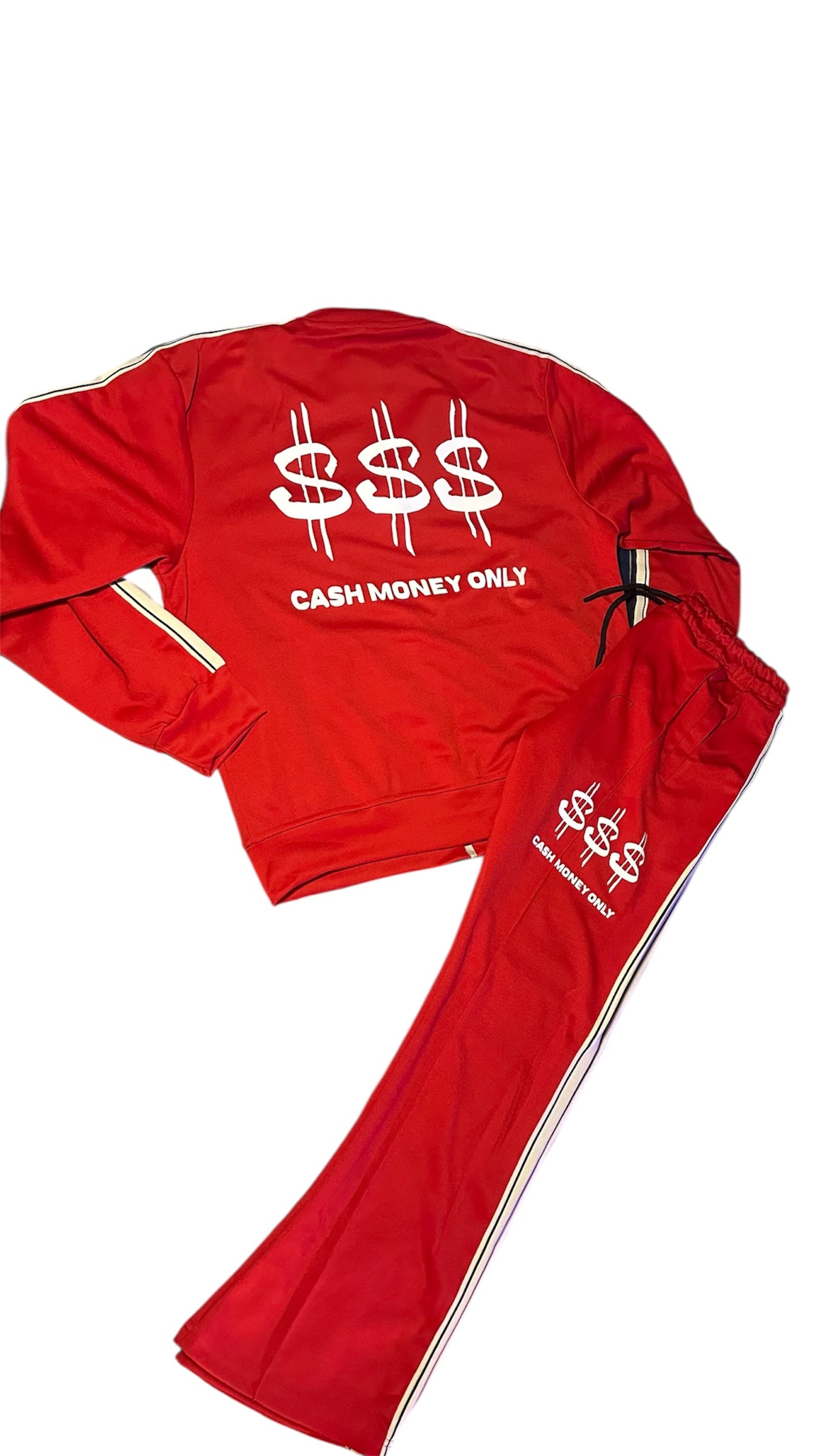 Red Cash Money Only Tracksuits